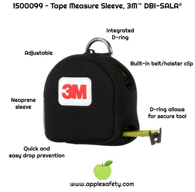  Designed for use with a Tape Measure Holster Built-in belt/holster clip Conforms to many tape measure sizes up to 25 ft. (7.62 m) Tape measure holster.