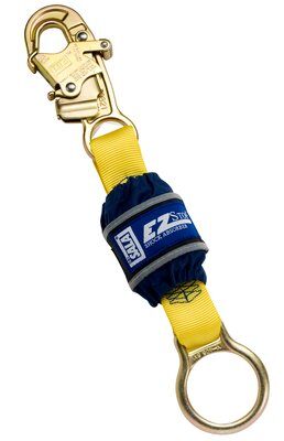 1246177 - 3M™ DBI-SALA® EZ-Stop™ Shock Absorber, 14-1/2" (36.8cm) shock absorber only with snap hook at one end, D-ring at other end
