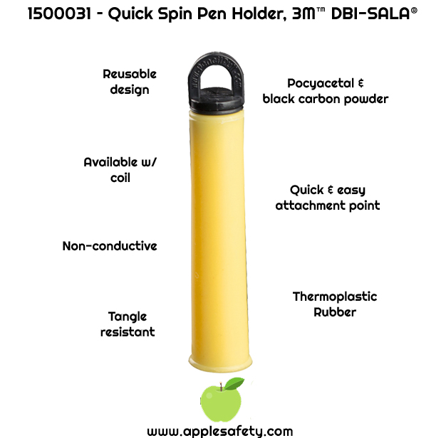      Tangle-resistant spin top simply slides onto a pen in seconds     Reusable and suitable for non-conductive use     0.3 in. (0.8 cm) in size