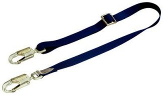 1234030 - Pole Climber's Adjustable Web Positioning Lanyard, 3M™ DBI-SALA®, 6 ft. (1.8m) single-leg with adjustable web and swiveling snap hooks at each end