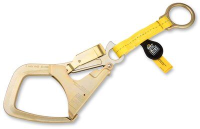 1231305 - 1.5 ft. (45cm) web anchor strap with Saflok Max™ hook at one end, D-ring at other end