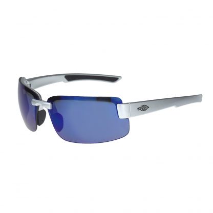 442208 Blue Mirror Lens with Silver Gloss Frame