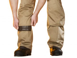 Portwest KP20 Lightweight Safety Workwear Kneepads with Adjustable Straps