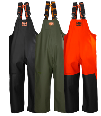 Helly Hansen Mens Gale Waterproof Rain Bib Workwear Trousers 