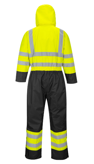 S485 - Hi-Vis Contrast Coverall - Lined