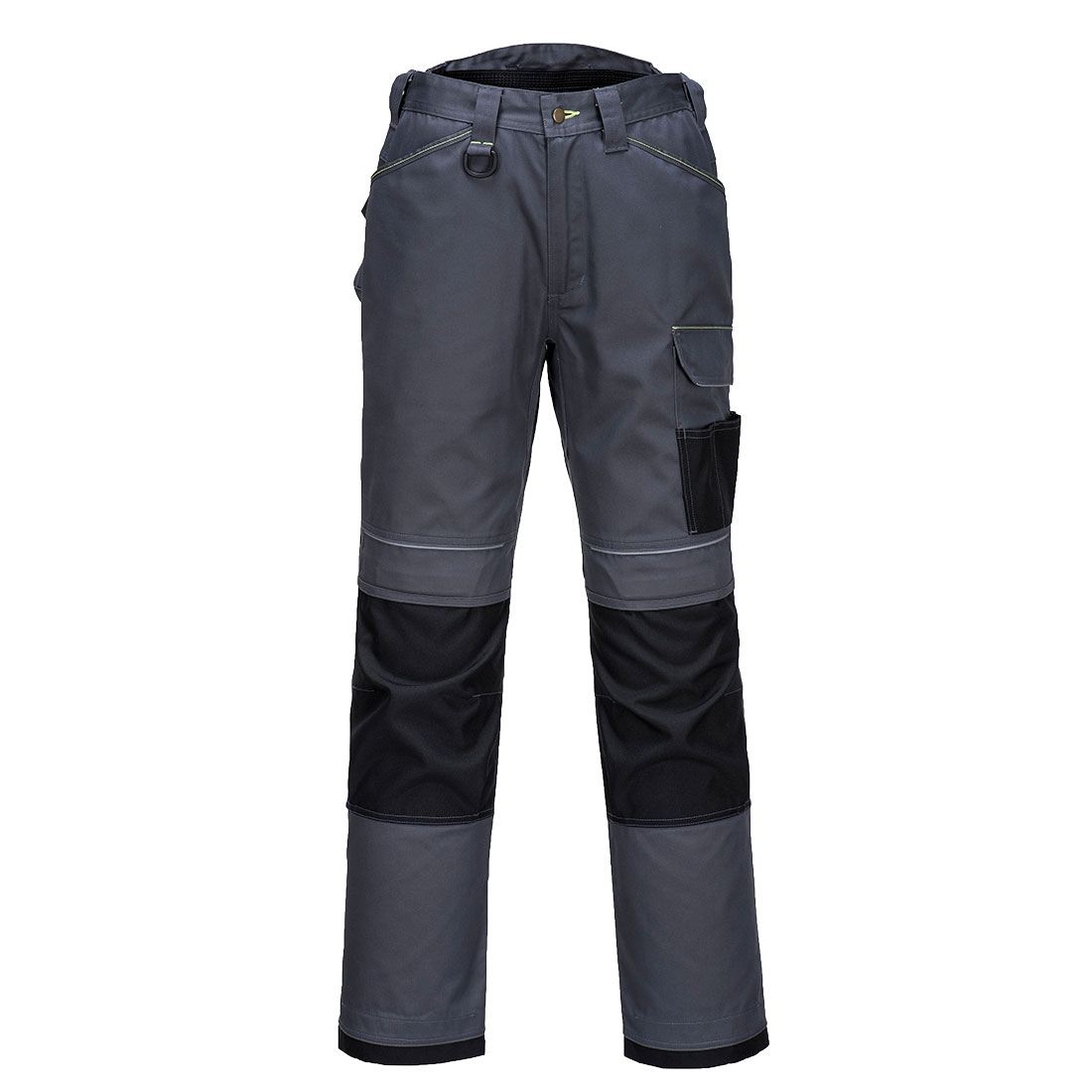 Portwest Hi Vis Two Tone Hi Vis Work Safety Trousers Knee Pad Pockets PW3 T501 